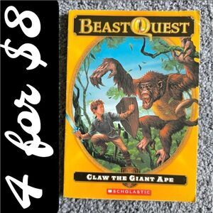 Scholastic Beast Quest: Claw the Giant Ape Book Kids Youth Teen Summer Read